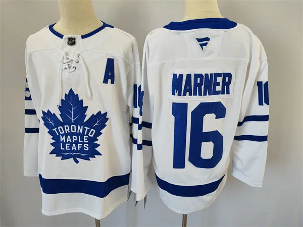 Womens Toronto Maple Leafs #16 Mitchell Marner Fanatics Away White Player Jersey